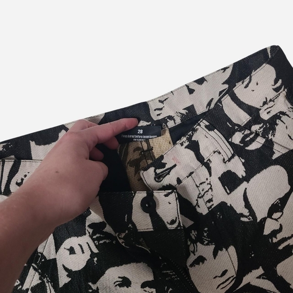 Graphic Dead Celebrities Print Pants - Picture 4 of 6